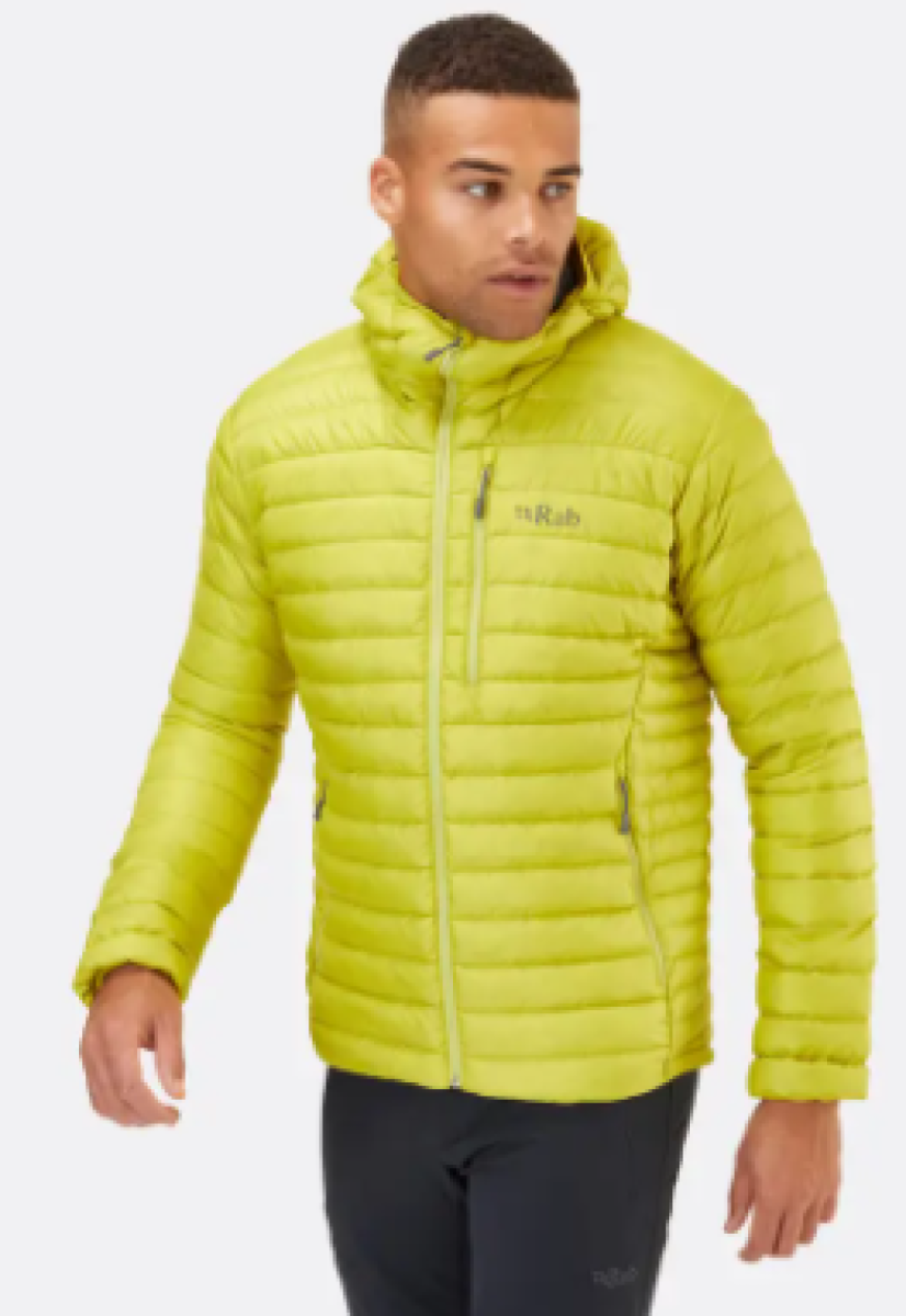 Mens Rab Microlight Alpine Jacket Zest - trekandtravel Store