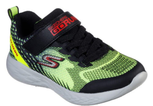 Kids Skechers Go Run 600 Yellow Black